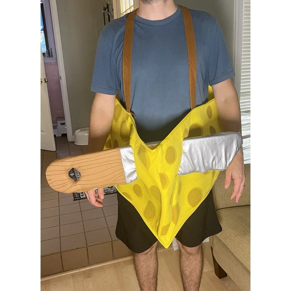 Perfectly Paired Costumes Wine and Cheese w knife‎ couples halloween tunics